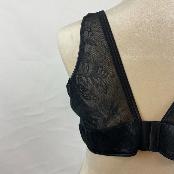 Wacoal Net Effect Bralette 40 Black Sheer - Picture 8 of 10